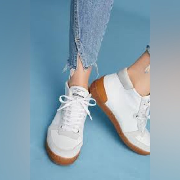 Matt Bernson sport Ace sneakers leather hightop neutral women’s size 8.5 - Picture 1 of 9